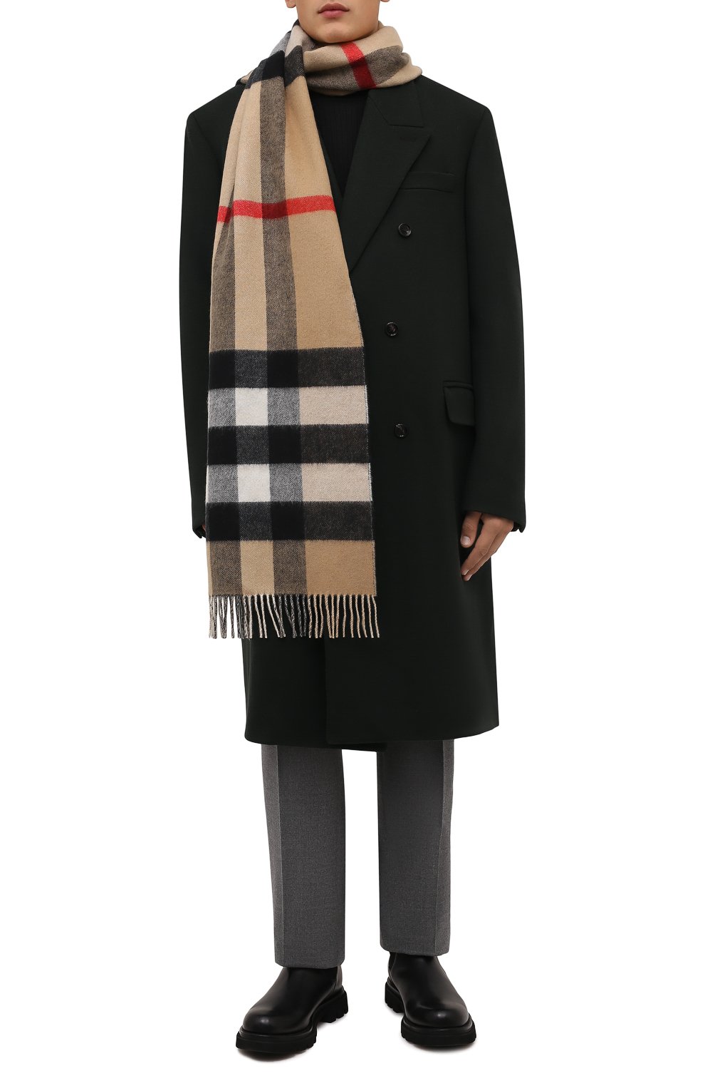 Кашемировый шарф BURBERRY, арт. 8043732, фото 3