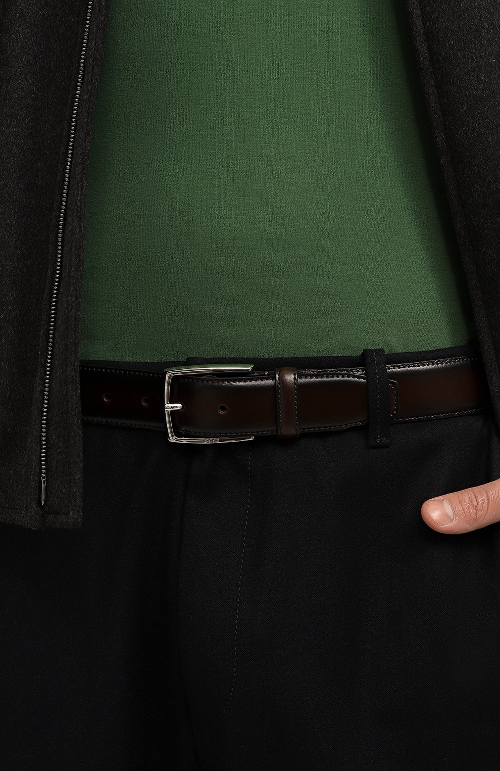 Кожаный ремень BOSS, арт. 50471174, фото 2