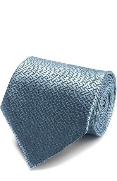 Мужской шелковый галстук с узором ZEGNA, арт. Z9E651XW