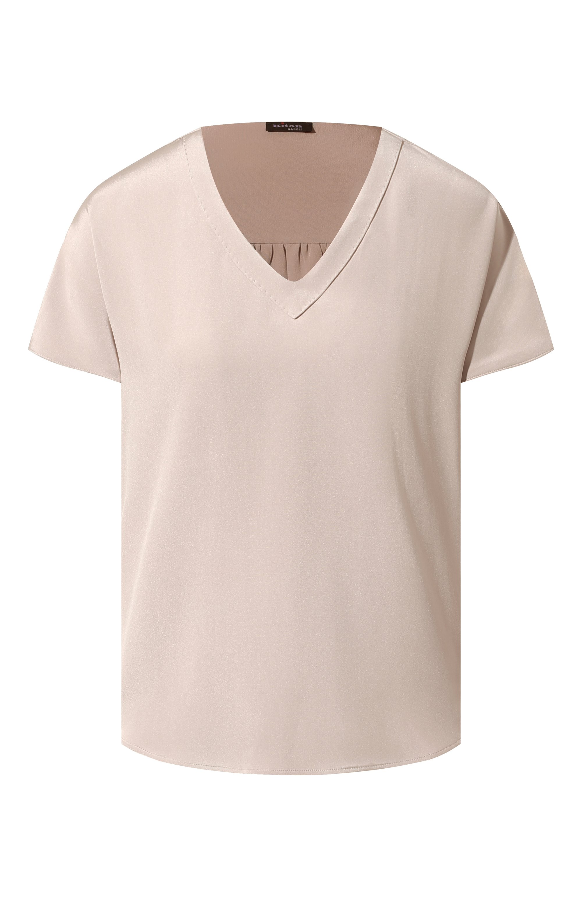 Шелковая футболка KITON, арт. D47454K0977A, фото 1