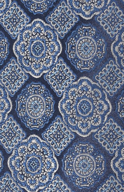 Шелковый галстук CANALI синего цвета по цене 14650 руб., арт. 18/HJ03473, фото 4 Шелковый галстук CANALI, арт. 18/HJ03473, фото 4