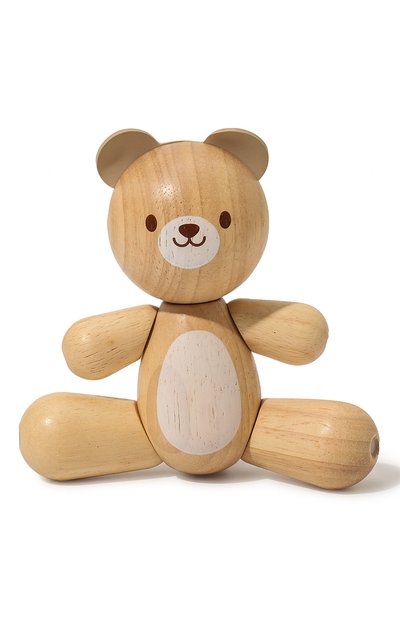 Игрушечный мишка PLAN TOYS бежевого цвета по цене 2870 руб., арт. 5241, фото 1 Игрушечный мишка PLAN TOYS, арт. 5241, фото 1