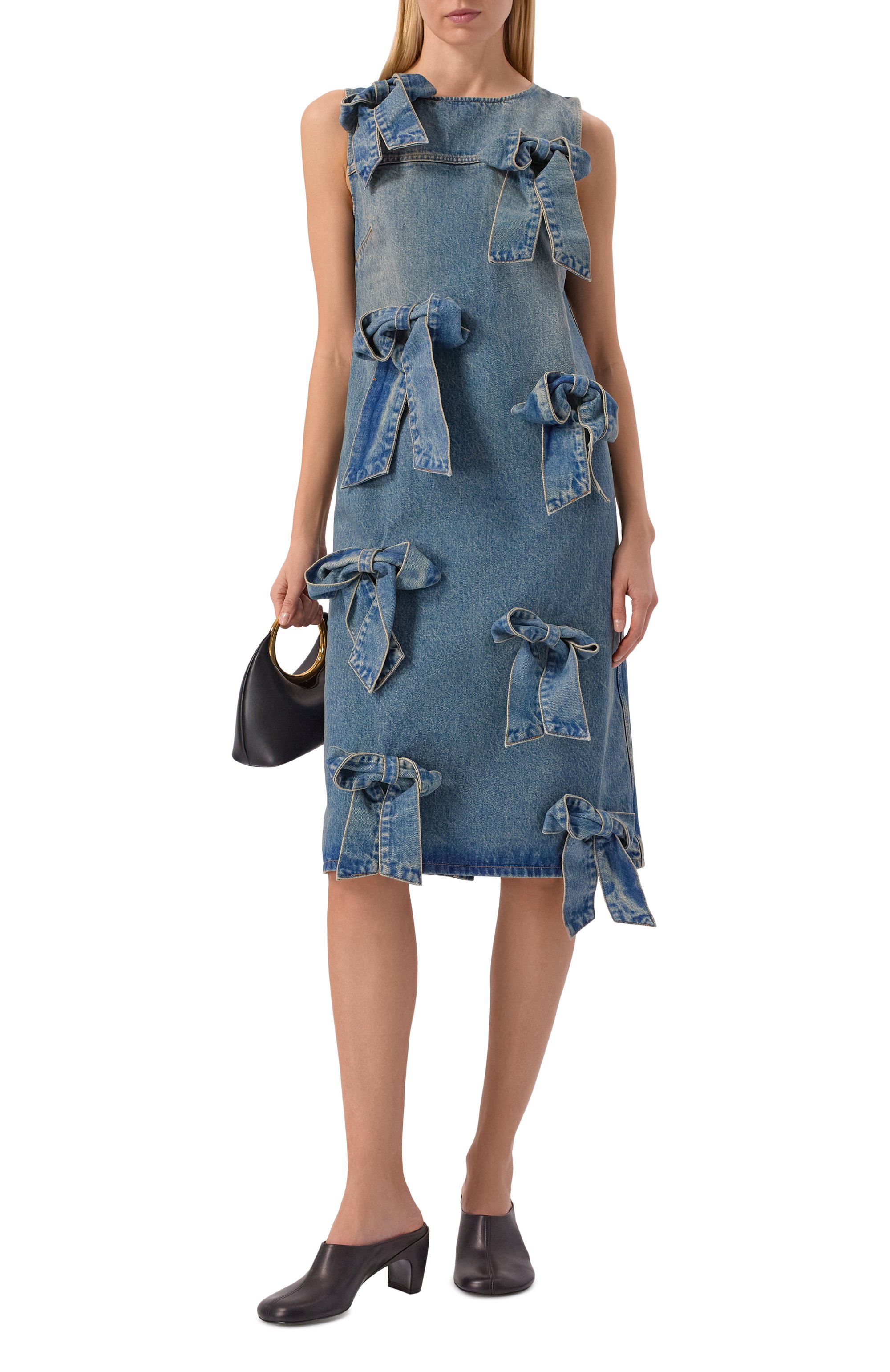 Кожаные мюли DRIES VAN NOTEN, арт. 011764/0108, фото 3