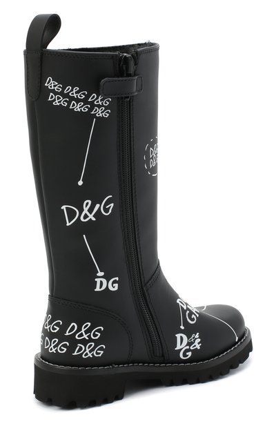 Кожаные сапоги DOLCE & GABBANA, арт. D10958/AH813/37-39, фото 3