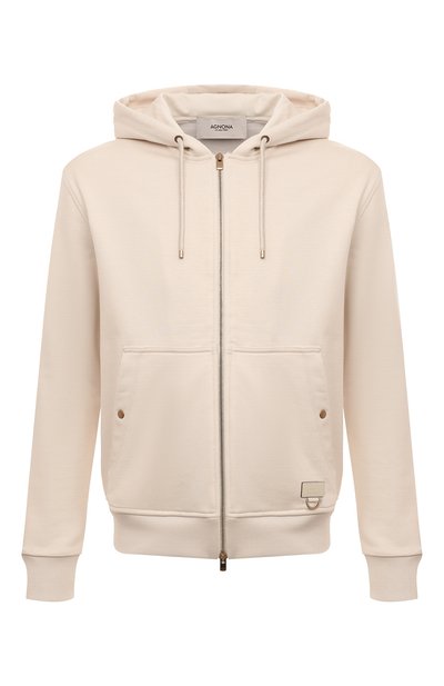 Мужской толстовка из хлопка и шелка AGNONA, арт. TN06U1E/Y2054E