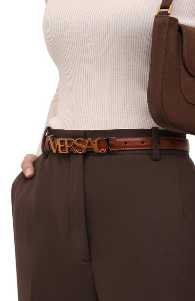 Женский кожаный ремень VERSACE, арт. 1002202/DV3T