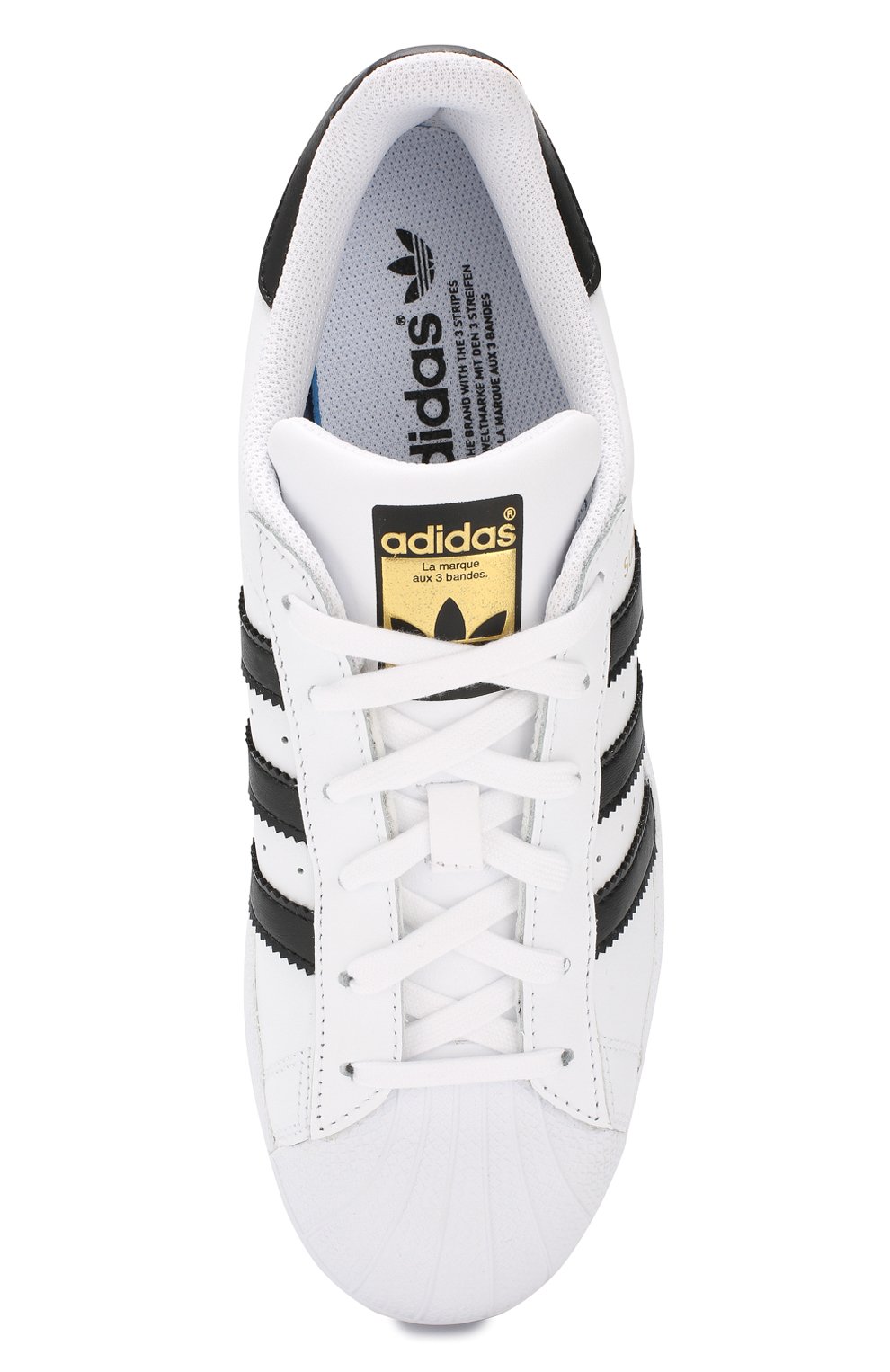 Кожаные кеды superstar ADIDAS ORIGINALS, арт. C77153, фото 5