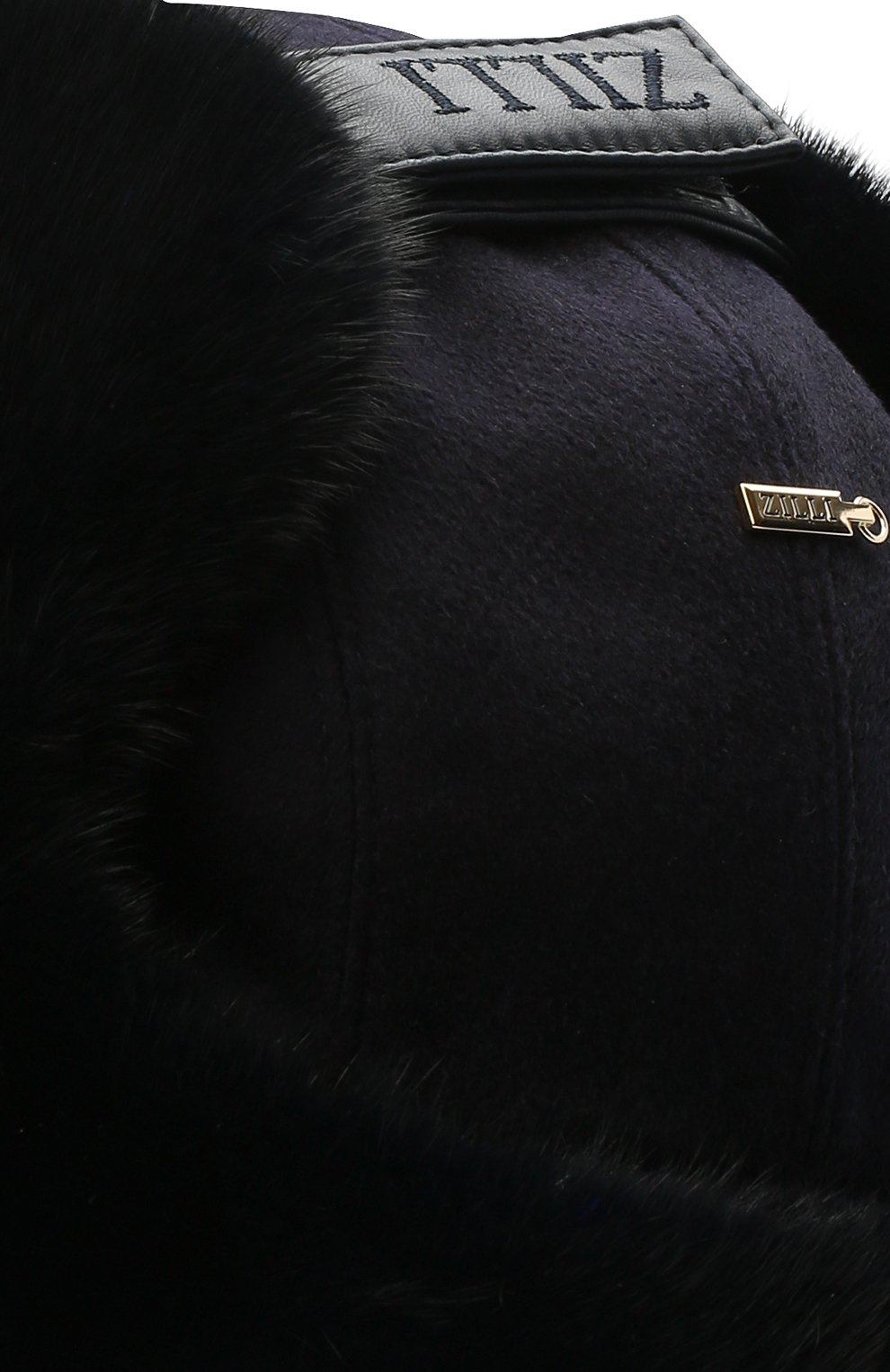 Шапка-ушанка с отделкой из меха норки ZILLI, арт. MHQ-0RS00-30337/1001, фото 5