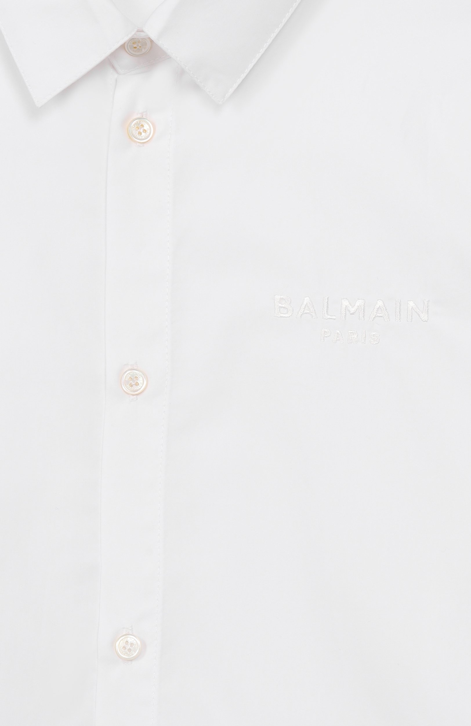Хлопковая рубашка BALMAIN, арт. BY5P60, фото 3