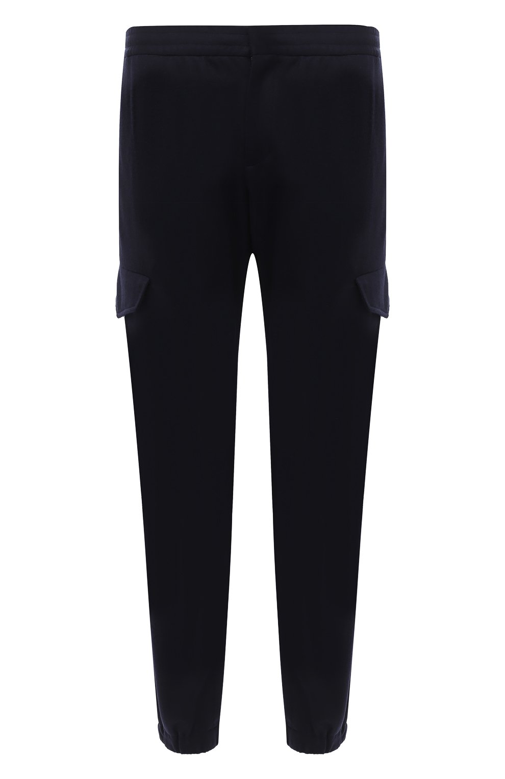 Шерстяные джоггеры ZEGNA темно-синего цвета по цене 110500 руб., арт. UVI11/TT15, фото 1 Шерстяные джоггеры ZEGNA, арт. UVI11/TT15, фото 1