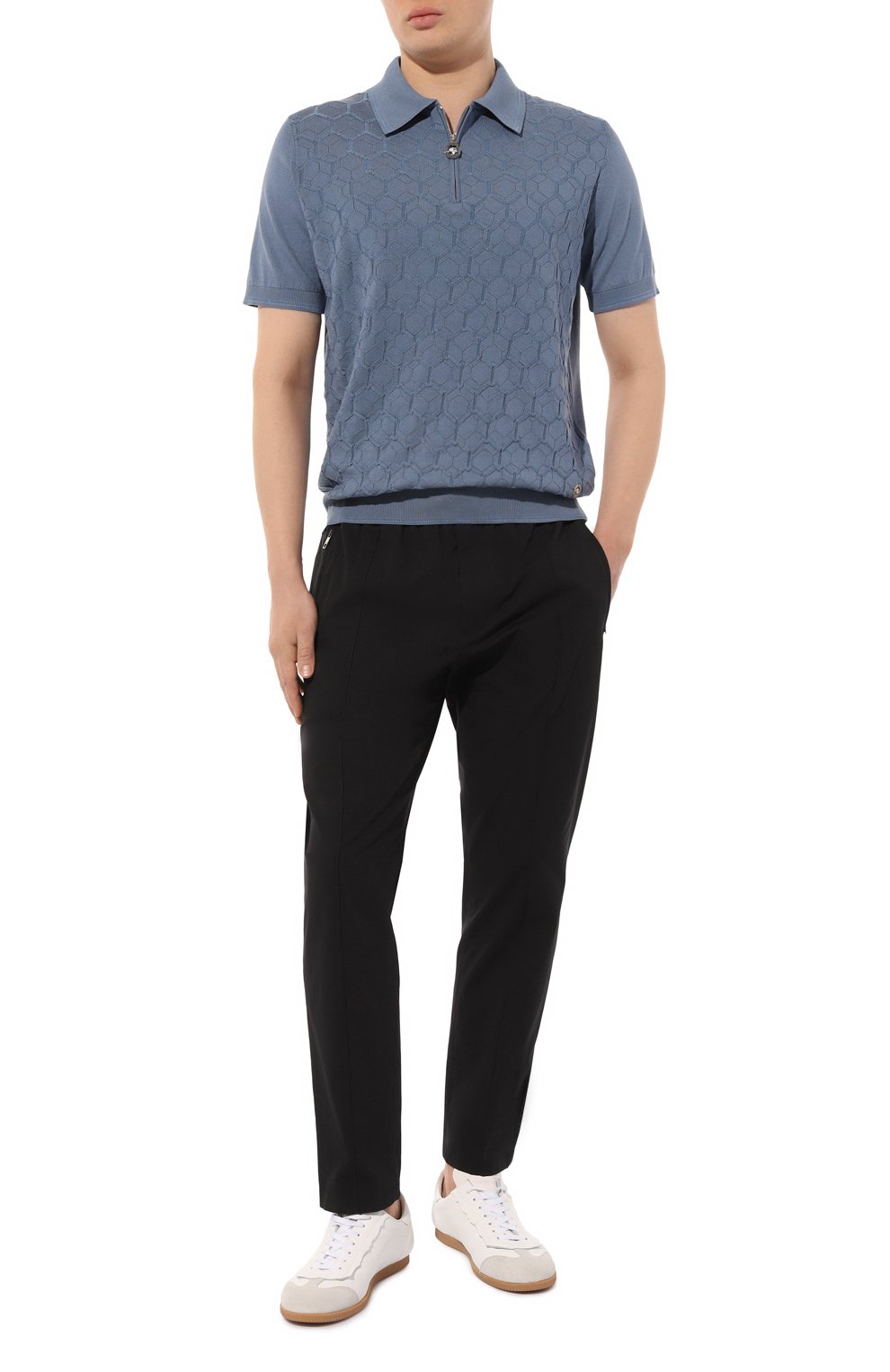 Поло из хлопка и шелка STEFANO RICCI, арт. K818068P31/F24173, фото 2