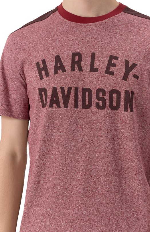 Хлопковая футболка Harley-Davidson 96048-23VM Красный  96048-23VM Фото 5
