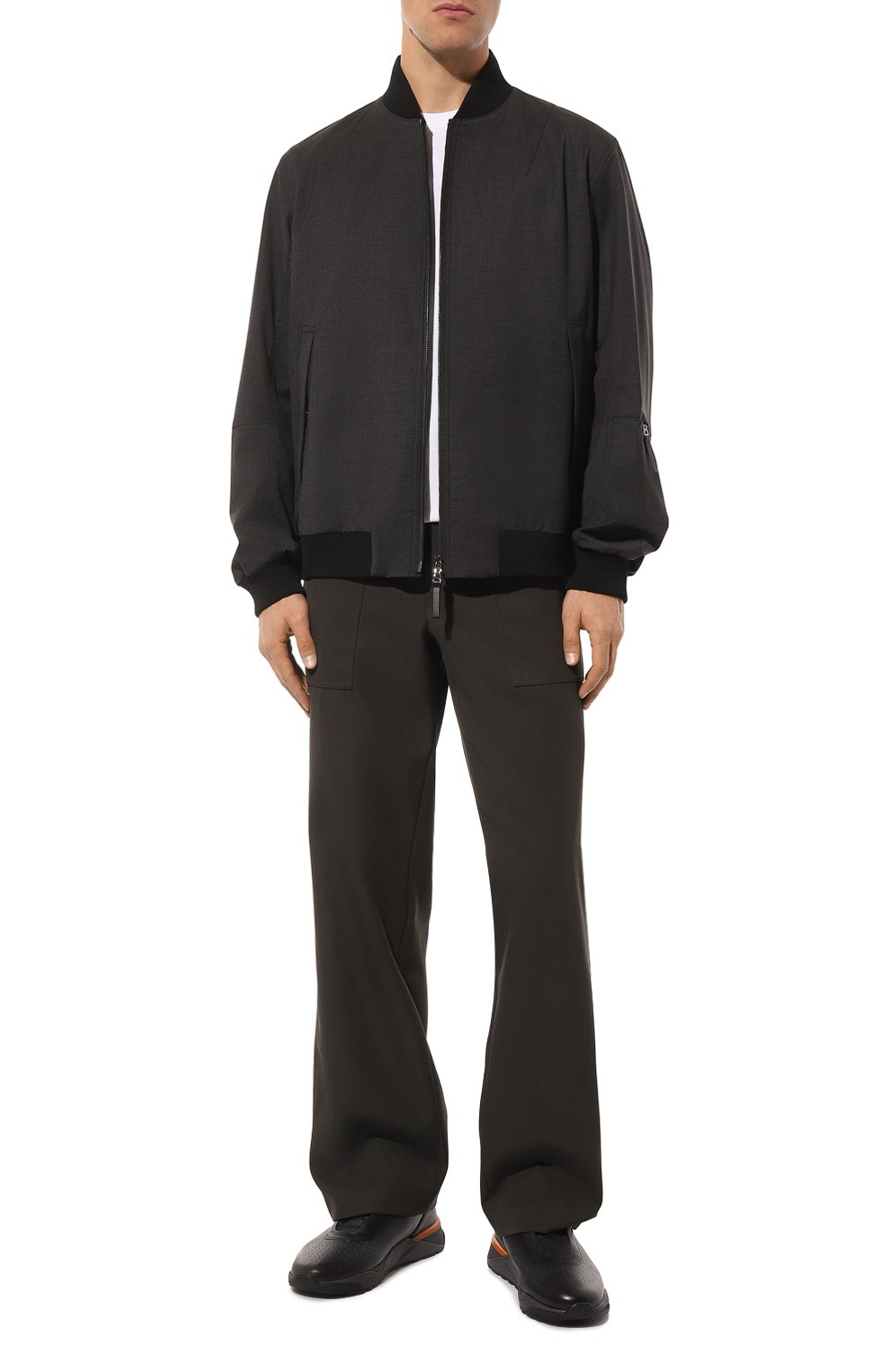 Кожаные кроссовки SANTONI, арт. MBIM21611SK0RSU6, фото 2