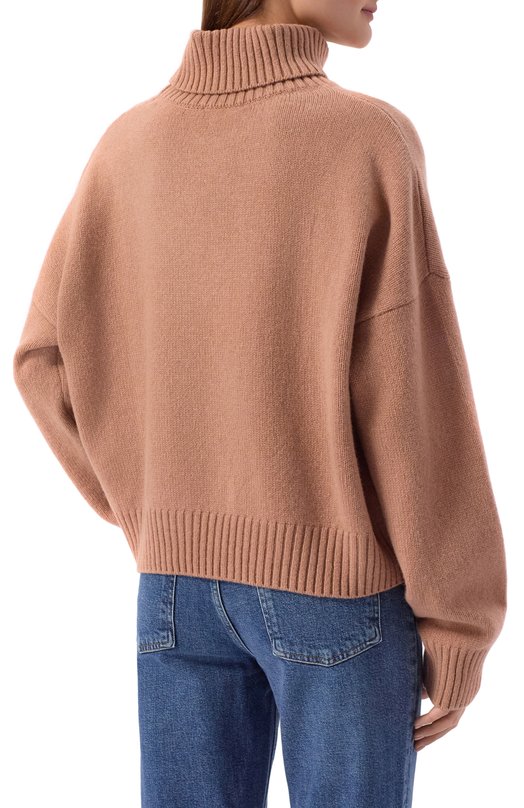 Шерстяной свитер Sporty and Rich WS06465302BE02 Бежевый  WS06465302BE02 Фото 4