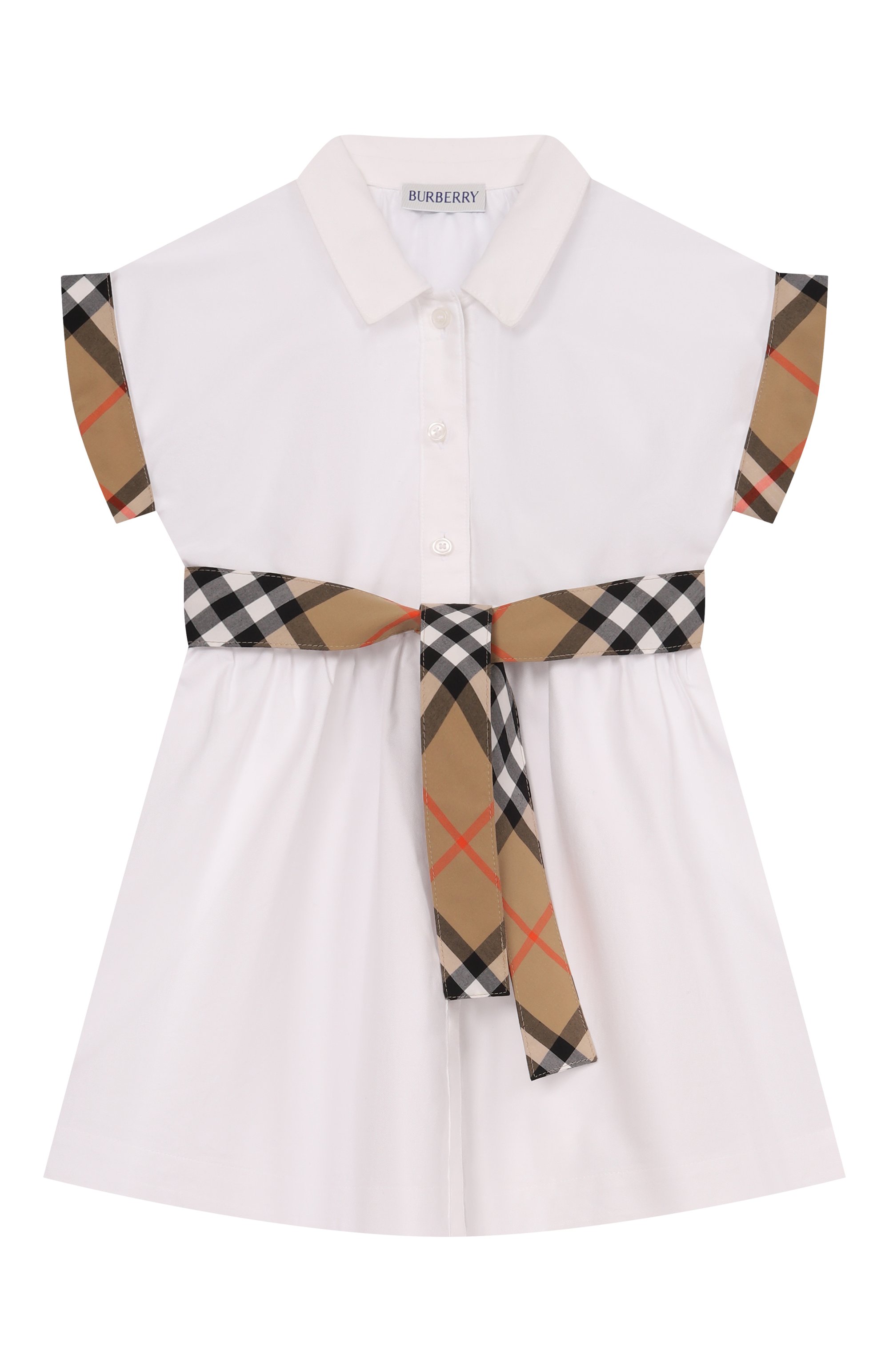 Хлопковое платье BURBERRY, арт. 8121228, фото 1