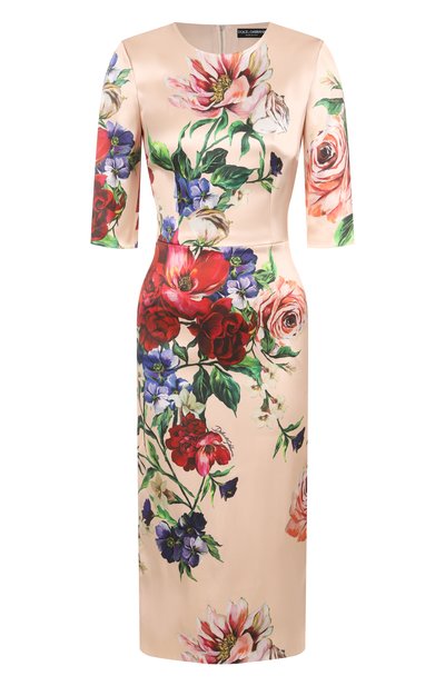 Женское атласное платье DOLCE & GABBANA, арт. F6EAJT/FSIB5
