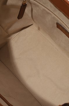 Женский сумка-тоут SANTONI кремвого цвета, арт. DFBBA2333DB-HTZ7C45 | Фото 5 (Материал сплава: Проставлено; Материал: Текстиль; Драгоценные камни: Проставлено; Размер: large)