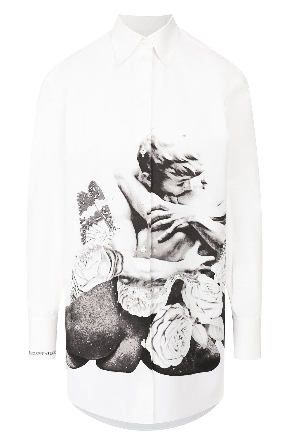 Хлопковая рубашка VALENTINO белого цвета по цене 179500 руб., арт. SB0AB14U52G, фото 1 Хлопковая рубашка VALENTINO, арт. SB0AB14U52G, фото 1