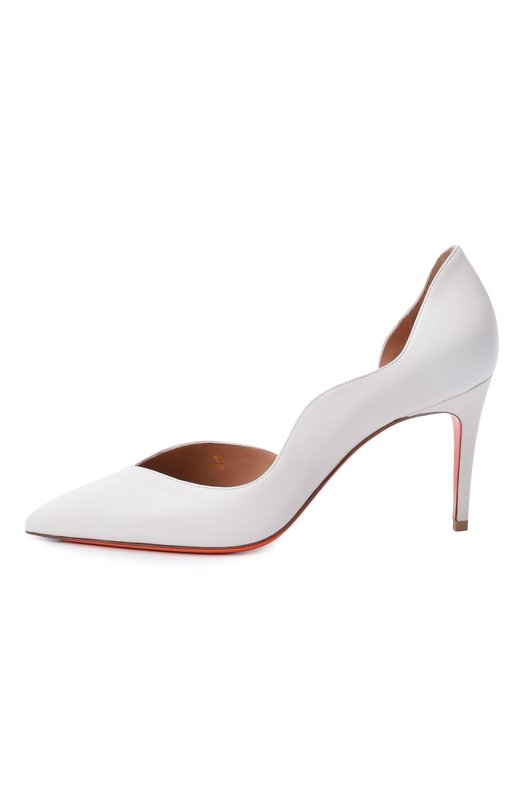 Кожаные туфли Santoni WDIG71733HI2NSZA Белый  WDIG71733HI2NSZA Фото 4