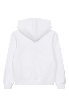 Детский хлопковое худи DSQUARED2 белого цвета, арт. DQ2744/D0ACC | Фото 2 (Рукава: Длинные; Материал внешний: Хлопок; Мальчики Кросс-КТ: Худи-одежда, Толстовка-спорт; Автоматизация ТО: Проставлено; Автоматизация состава: Проставлено; Ростовка одежда: 4 года | 104 см, 8 лет | 128 см, 6 лет | 116 см, 10 - 11 лет | 140 - 146см, 13 - 15 лет | 158 см, 16 лет | 164 см)