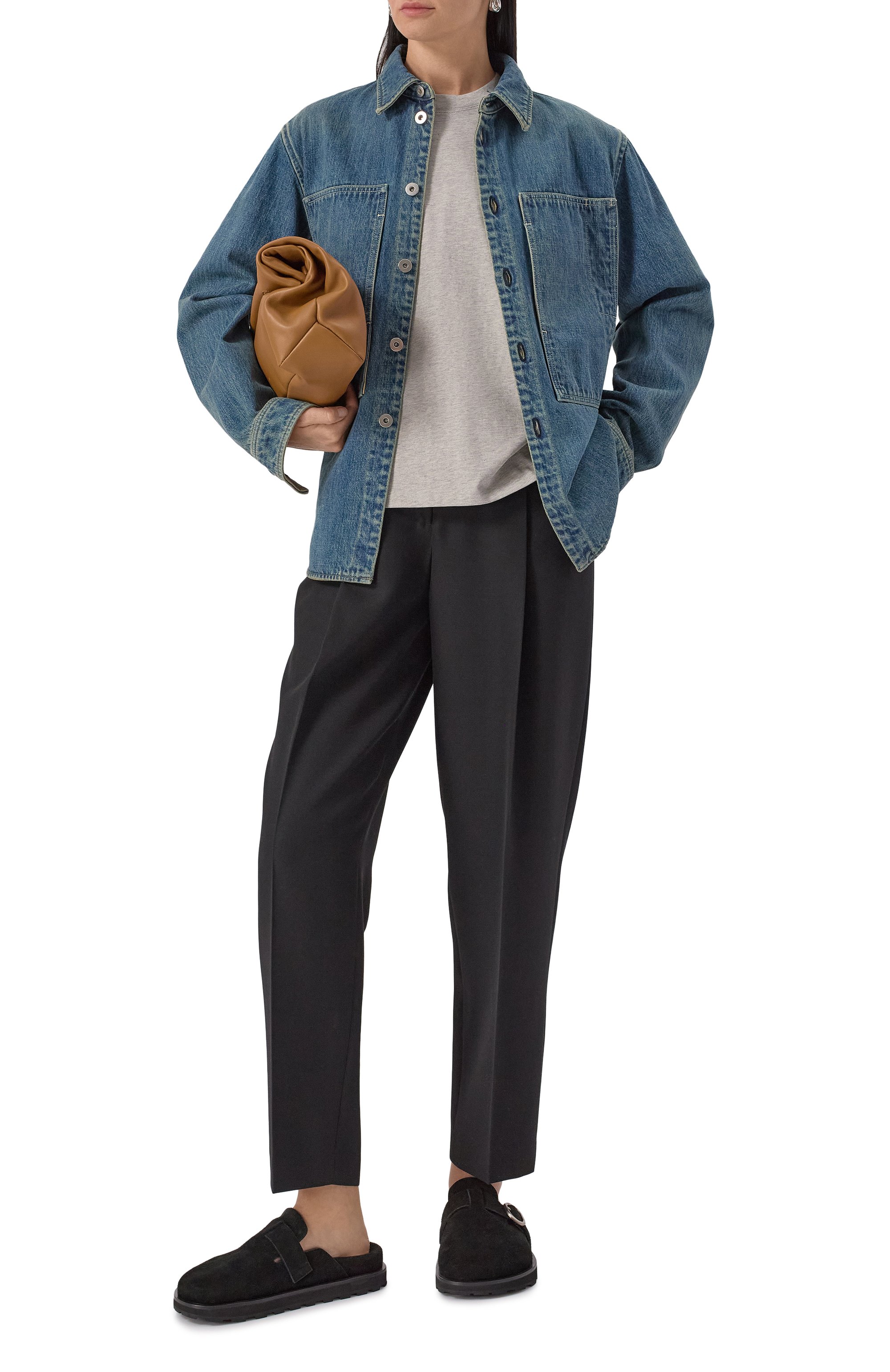 Замшевые сабо JIL SANDER, арт. J44WP0028-P8213, фото 2