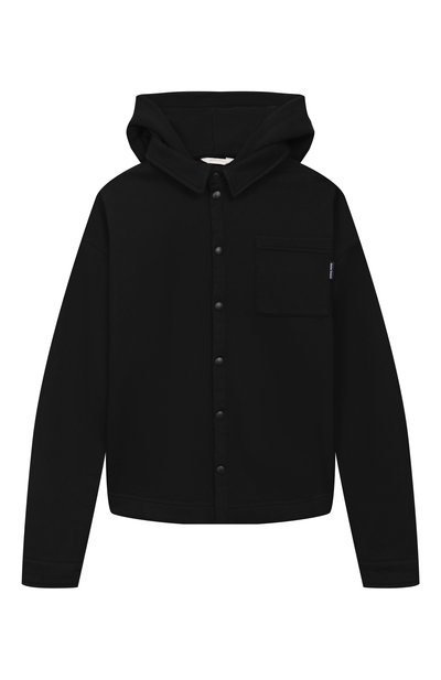 Мужская хлопковая куртка-рубашка PALM ANGELS, арт. PBES002F25FLE001/12+