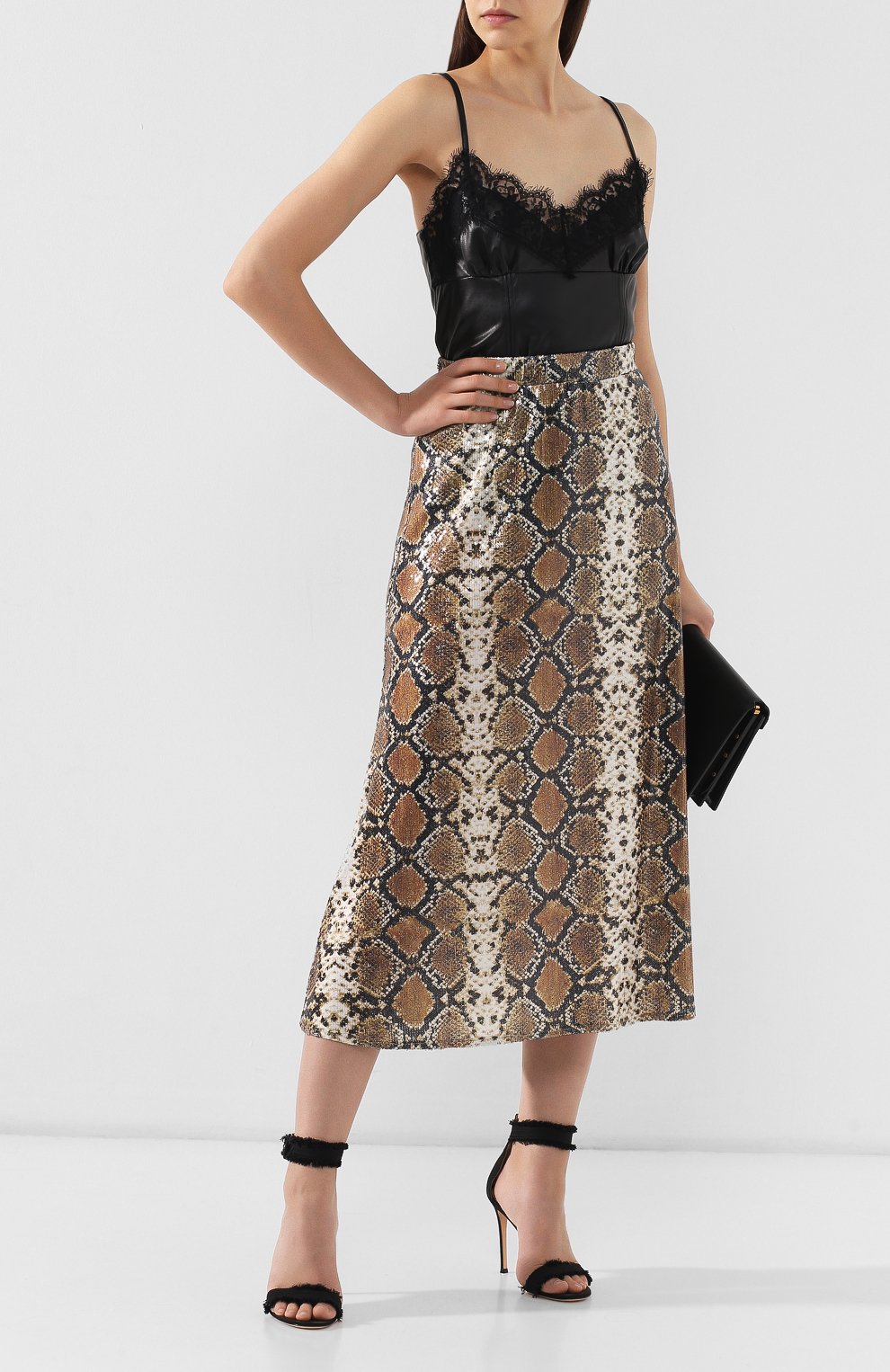 Топ ERMANNO ERMANNO SCERVINO черного цвета по цене 26650 руб., арт. 45T T005 EC0, фото 2 Топ ERMANNO ERMANNO SCERVINO, арт. 45T T005 EC0, фото 2