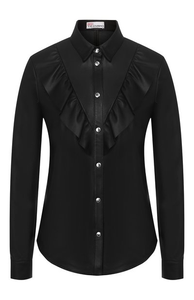 Женская кожаная рубашка REDVALENTINO, арт. TR3NG00A/4TN