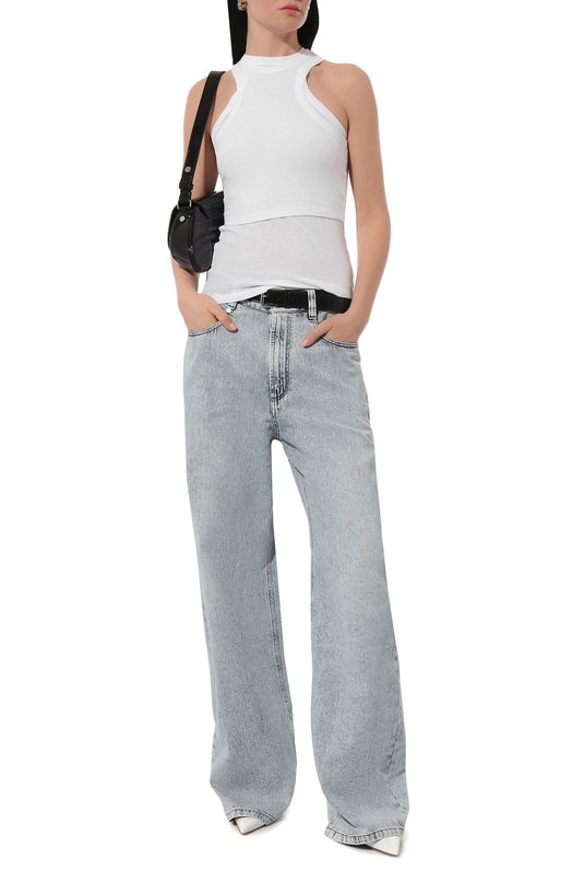 

Хлопковая майка Dondup, Белый