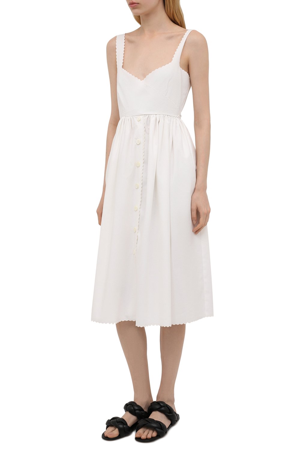 Хлопковое платье MIU MIU, арт. MF4138-QZT-F0K74, фото 3