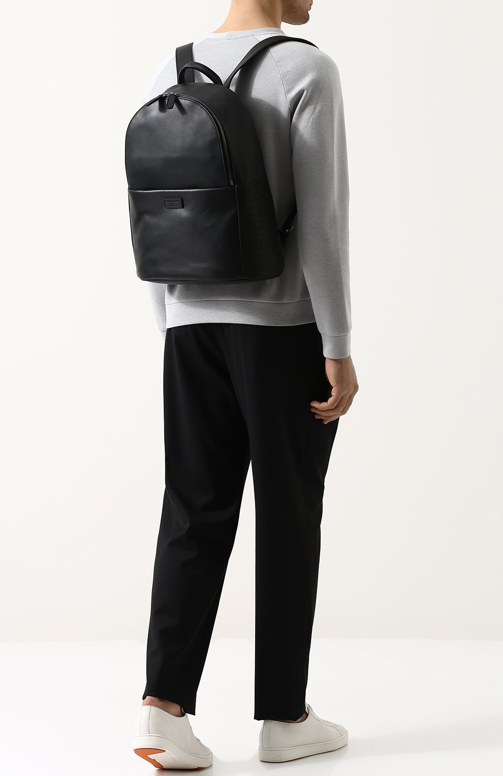 Однотонный кожаный рюкзак GIORGIO ARMANI, арт. Y20091/YDN1J, фото 2