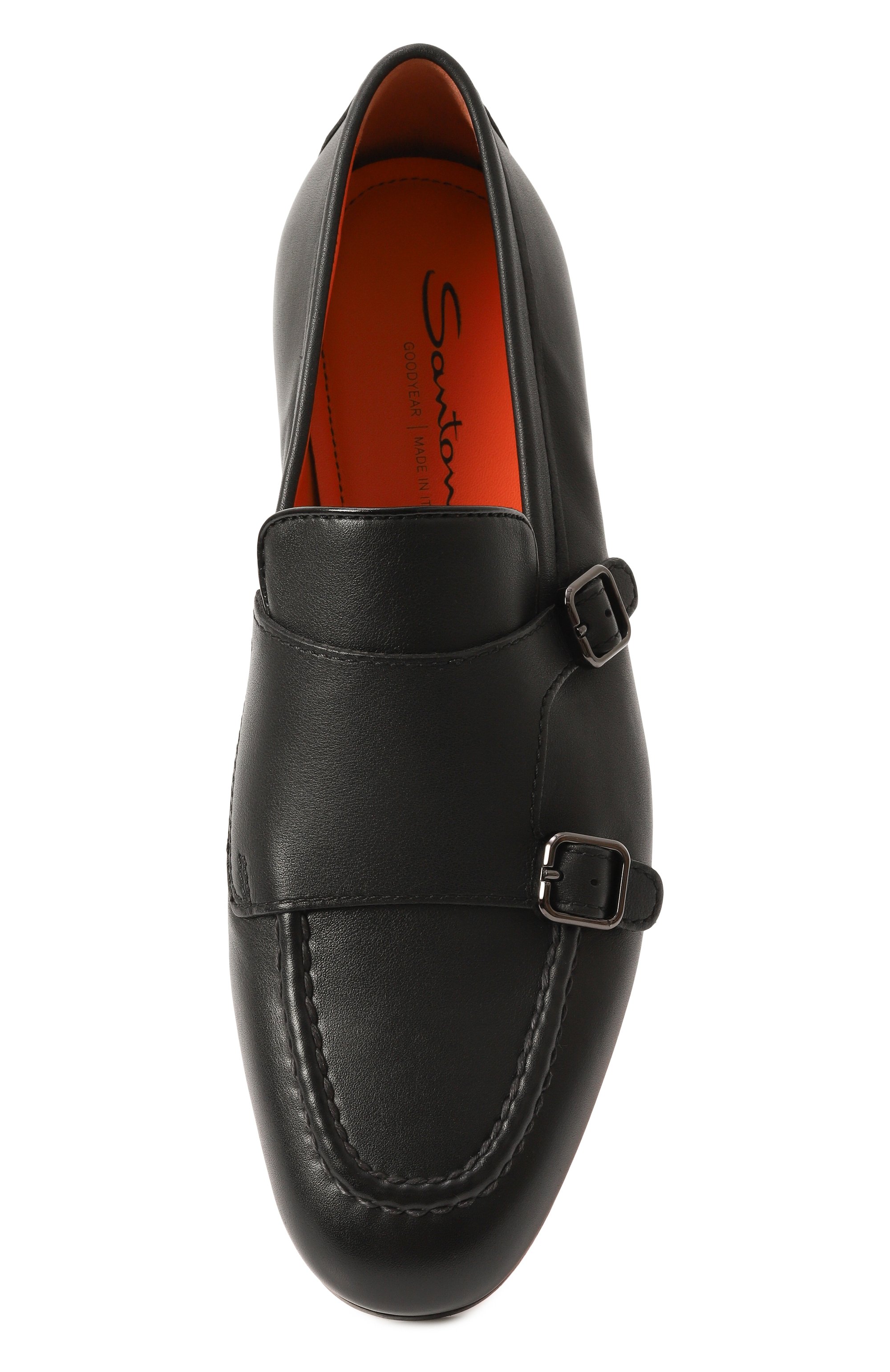 Кожаные монки carlos SANTONI, арт. MCNG18003SA4BSLFZ32, фото 6