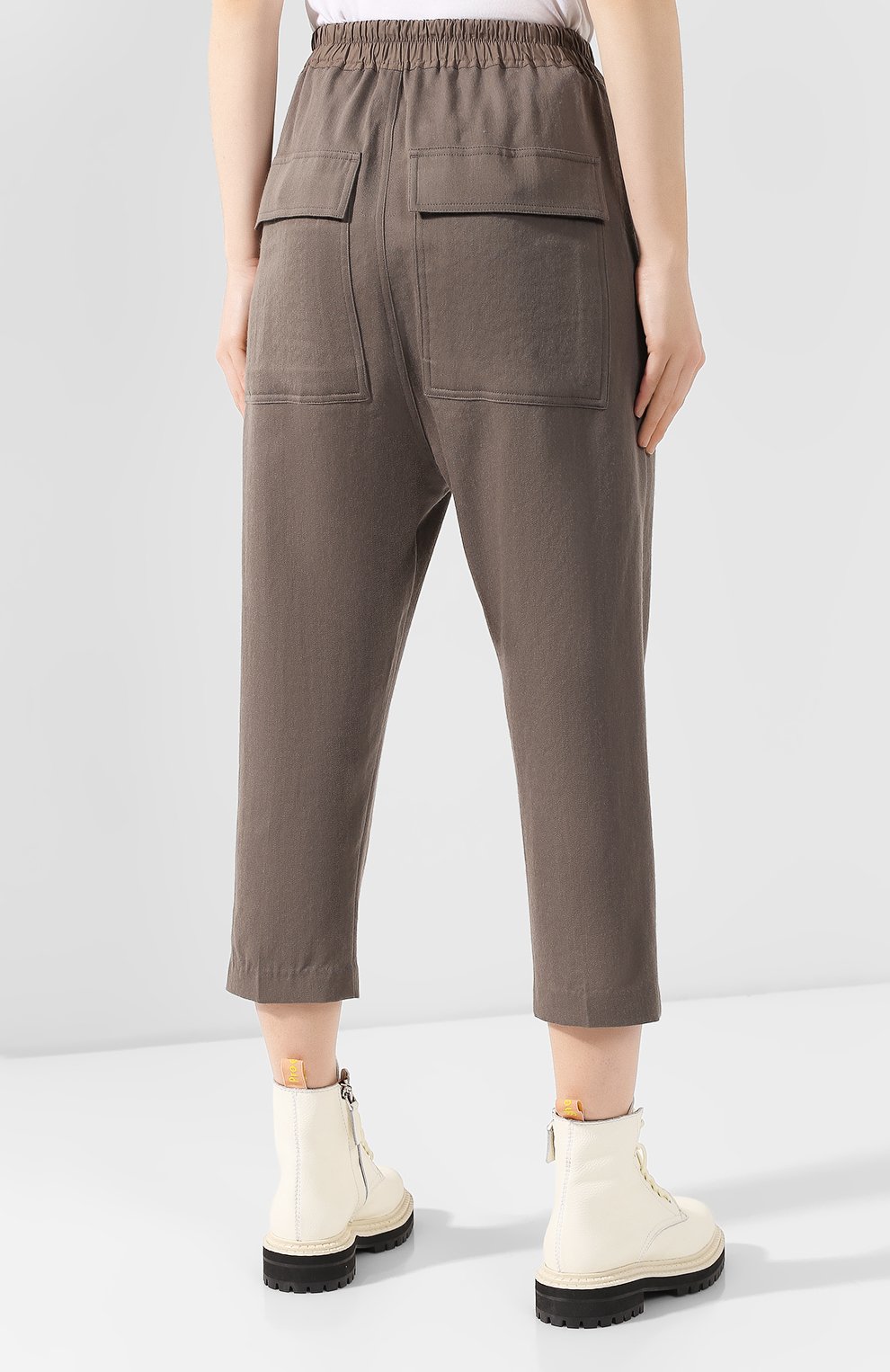 Шерстяные брюки RICK OWENS, арт. RP19F5303/WT, фото 4