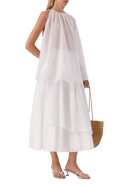 Топ из хлопка и шелка 12 STOREEZ, арт. 132899, фото 2