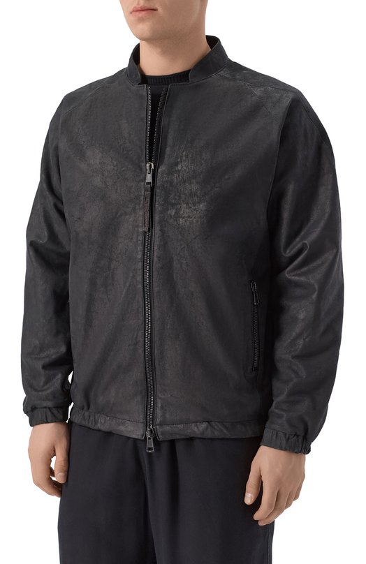 Кожаный бомбер Never Enough 2B5M145-148/MJL065 Чёрный  2B5M145-148/MJL065 Фото 3