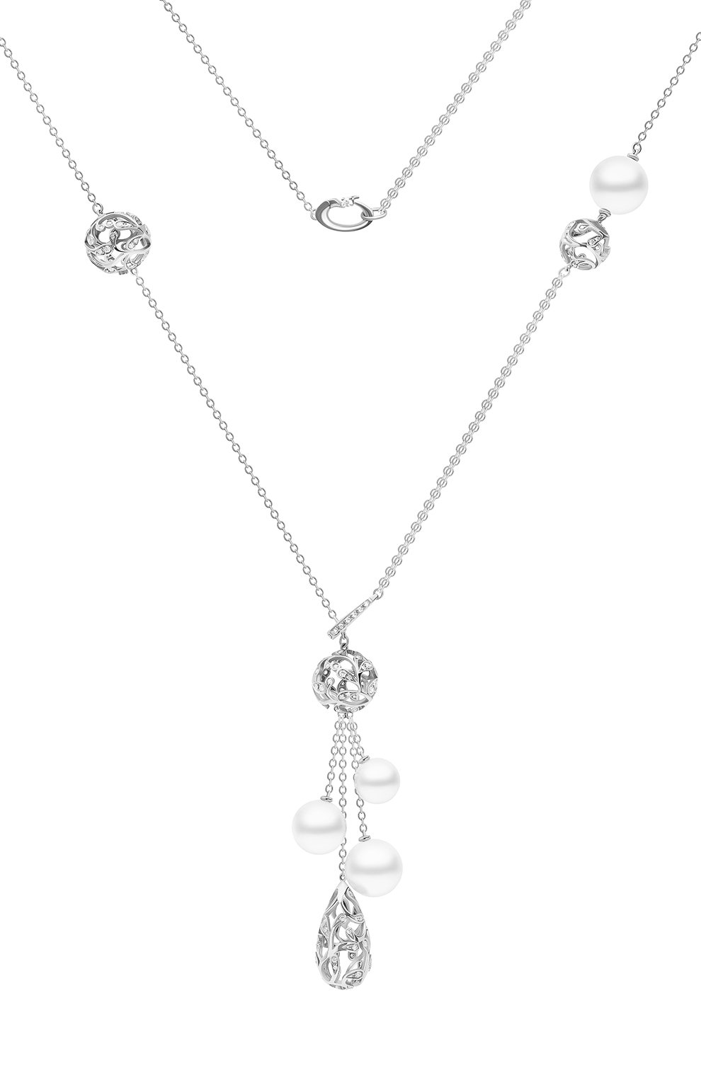 Колье UTOPIA бесцветного цвета по цене 1586000 руб., арт. BP3BB02, фото 2 Колье UTOPIA, арт. BP3BB02, фото 2