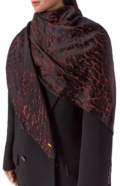 Шелковая шаль SAINT LAURENT, арт. 841263/3YS36, фото 2