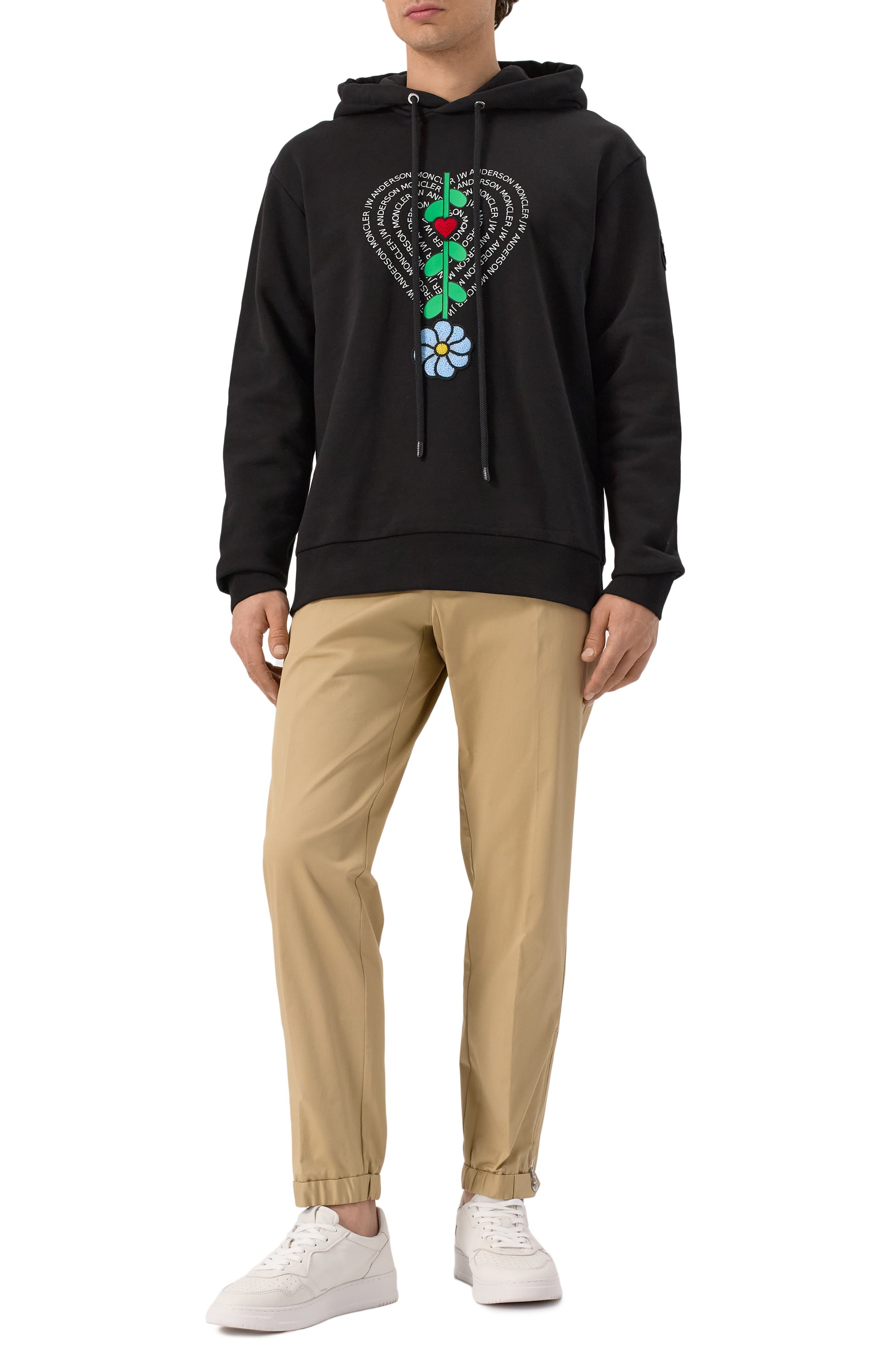 Хлопковые брюки MONCLER, арт. 2A00003/57448, фото 2