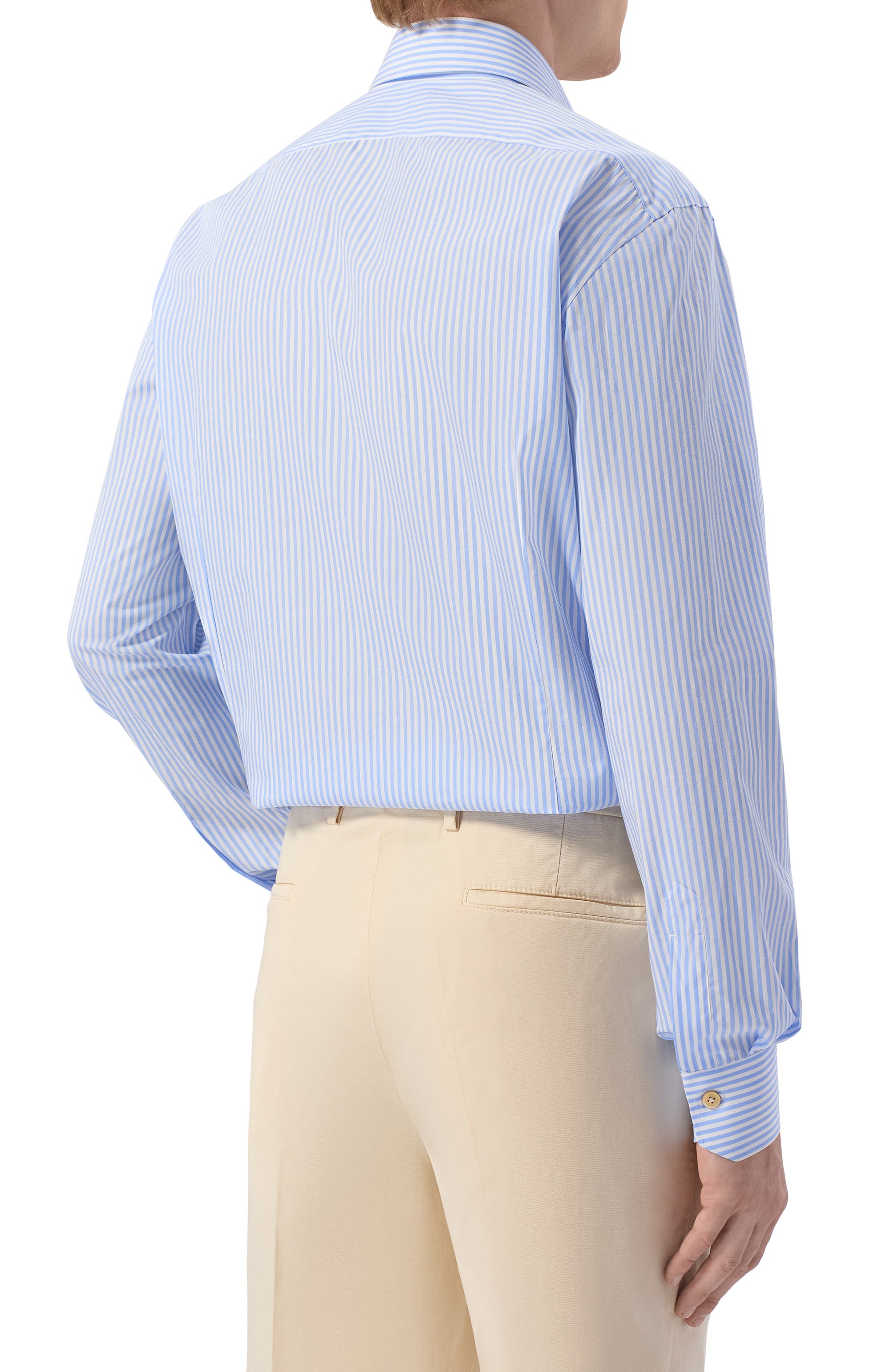 Хлопковая сорочка KITON, арт. UCCH09604, фото 4