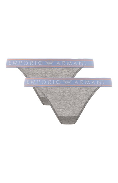 Женские комплект из двух трусов-стрингов EMPORIO ARMANI, арт. 164522/3R227