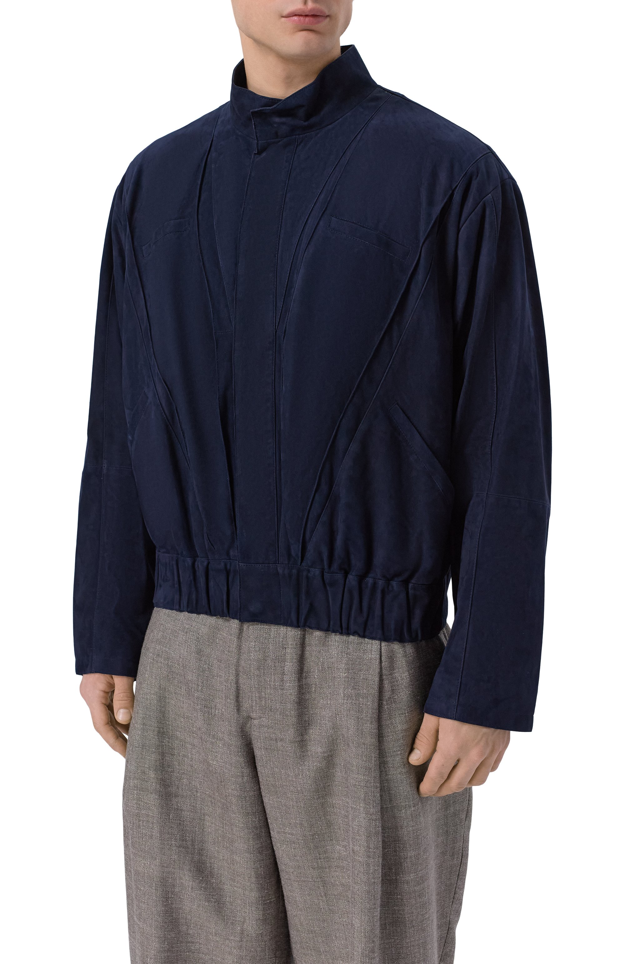 Замшевый бомбер GIORGIO ARMANI, арт. GM003586/AF24918, фото 3