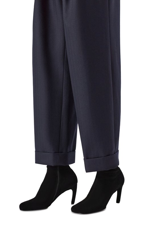 Замшевые ботильоны Dries Van Noten W232-201/135 Чёрный  W232-201/135 Фото 2