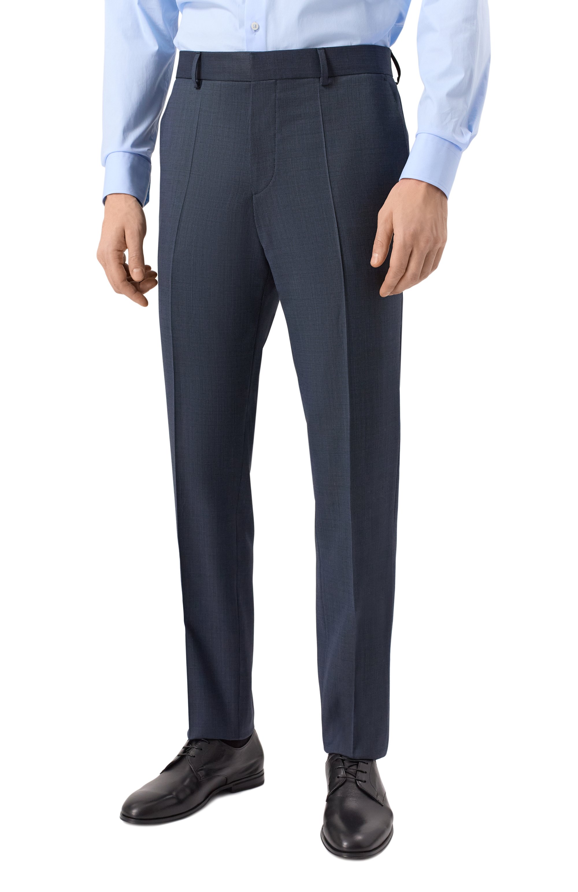 Шерстяной костюм BOSS темно-синего цвета по цене 92400 руб., арт. 50518118, фото 6 Шерстяной костюм BOSS, арт. 50518118, фото 6