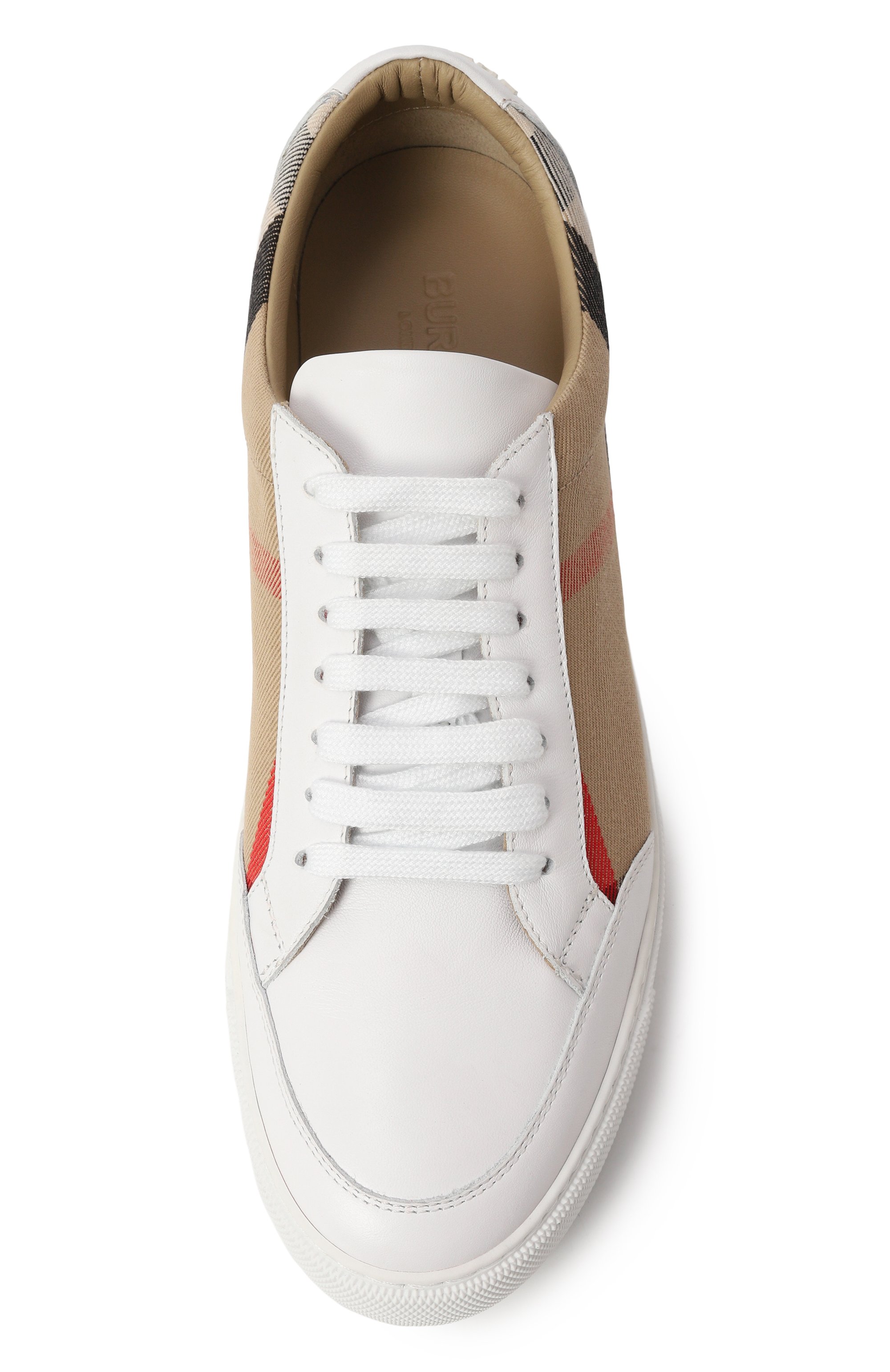 Комбинированные кеды BURBERRY, арт. 8024326, фото 6