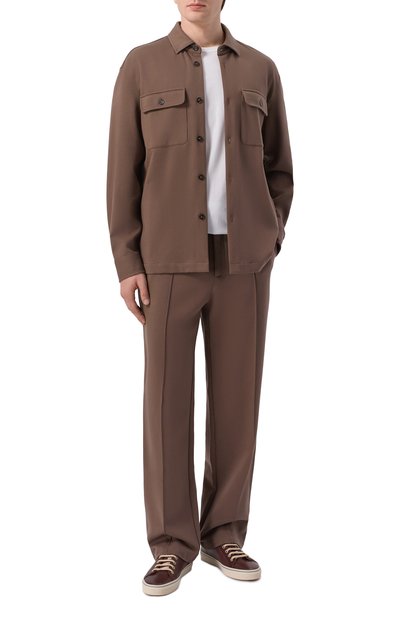 Хлопковые брюки 12 STOREEZ, арт. 136582, фото 2