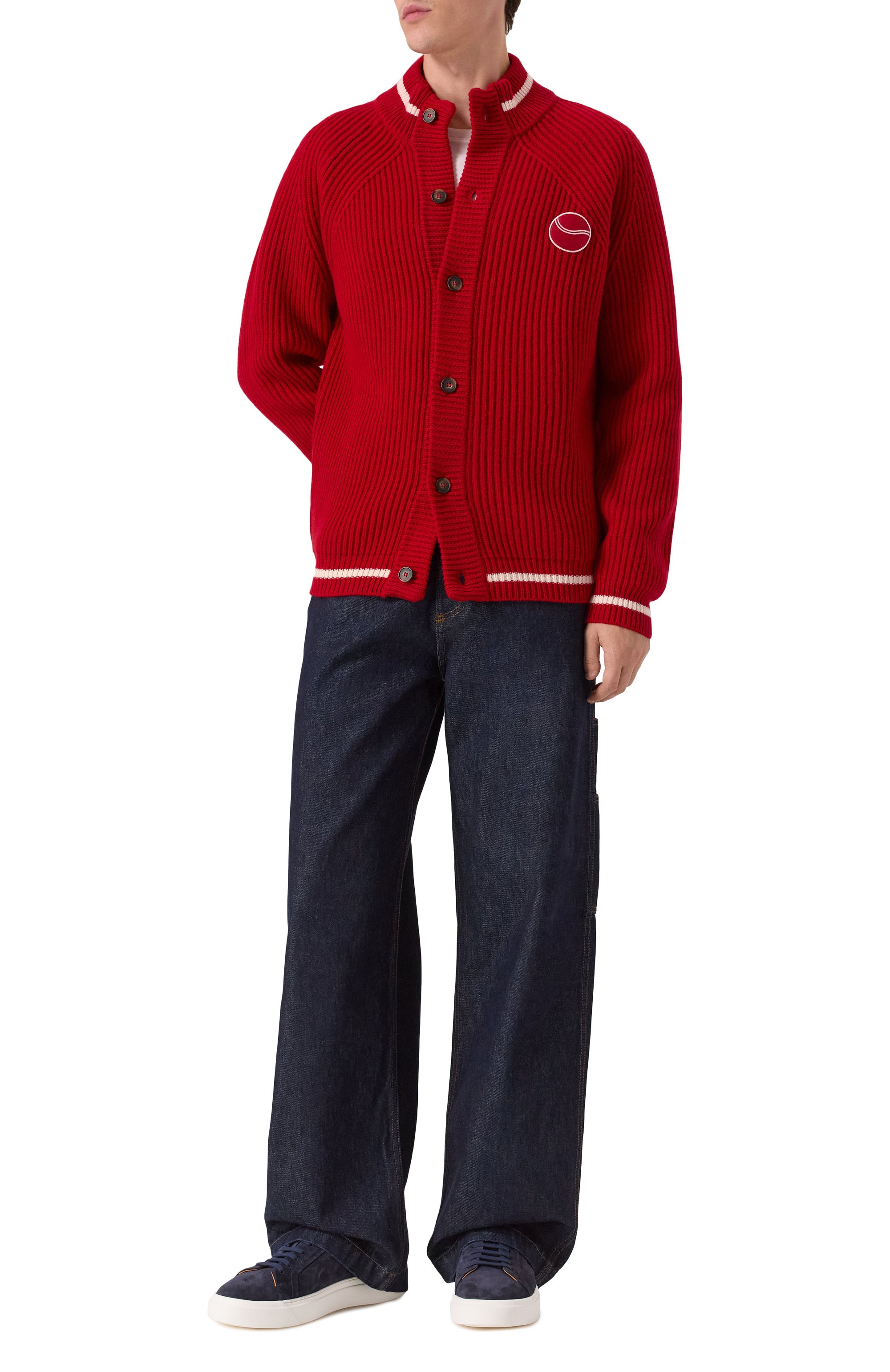 Шерстяной кардиган KITON, арт. UMM070403, фото 2