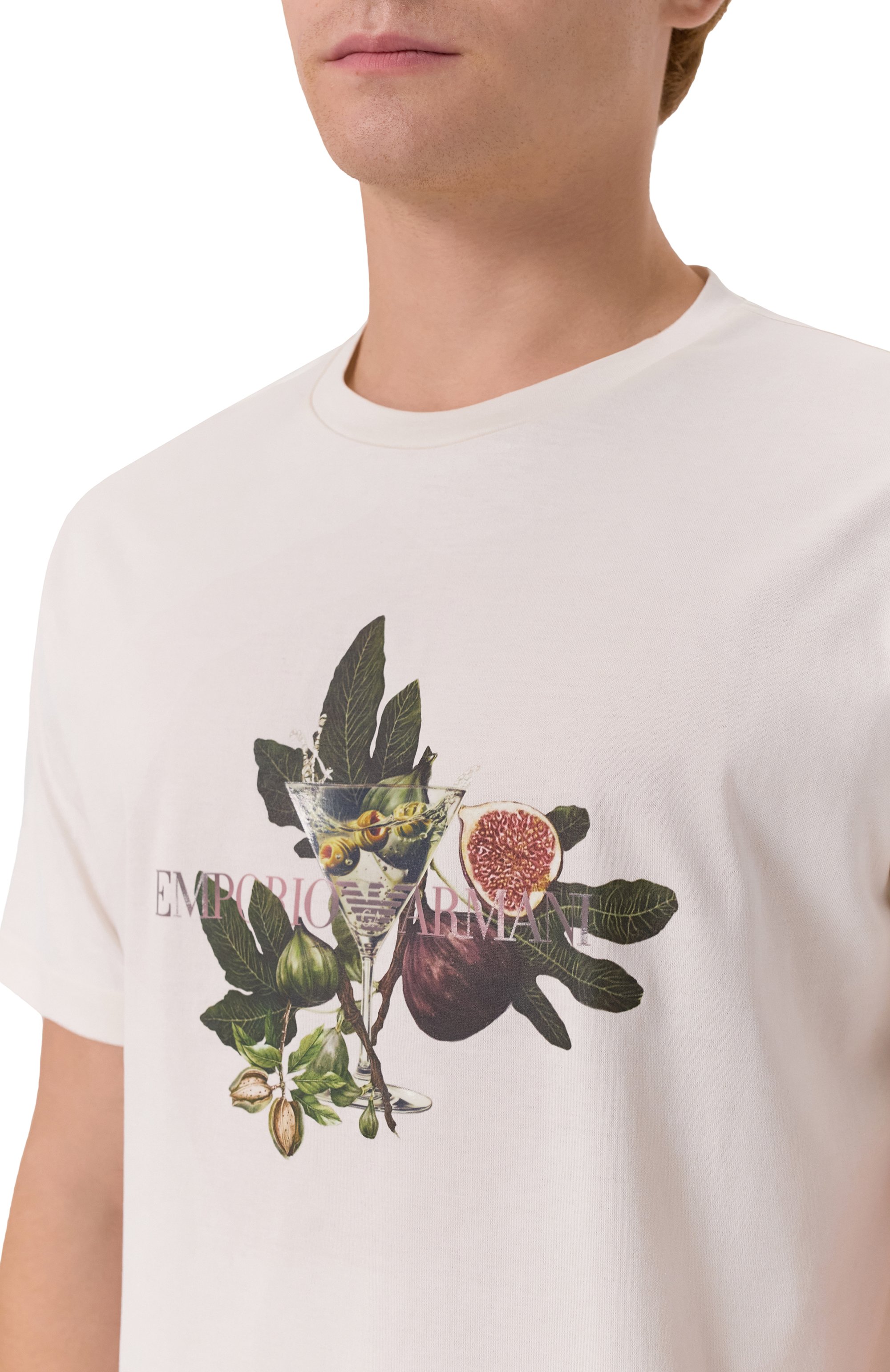 Хлопковая футболка EMPORIO ARMANI, арт. EM003829/AF19418, фото 5