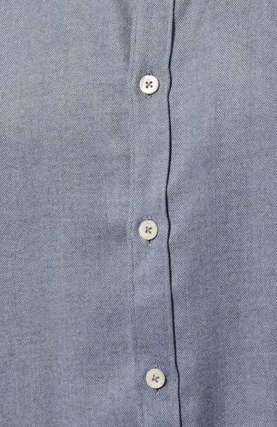 Рубашка из хлопка и лиоцелла CANALI, арт. CSL70B1/GL03355, фото 5