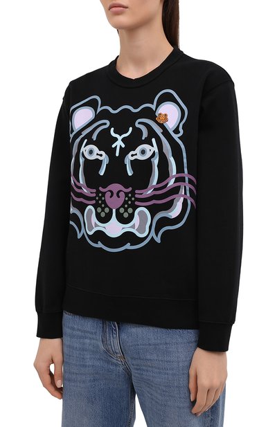 Хлопковый свитшот kenzo x wwf KENZO, арт. FB52SW8964M0, фото 3