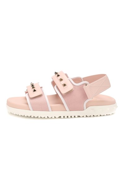 Текстильные сандалии rockstud VALENTINO, арт. TW2S0V11/VRT, фото 3